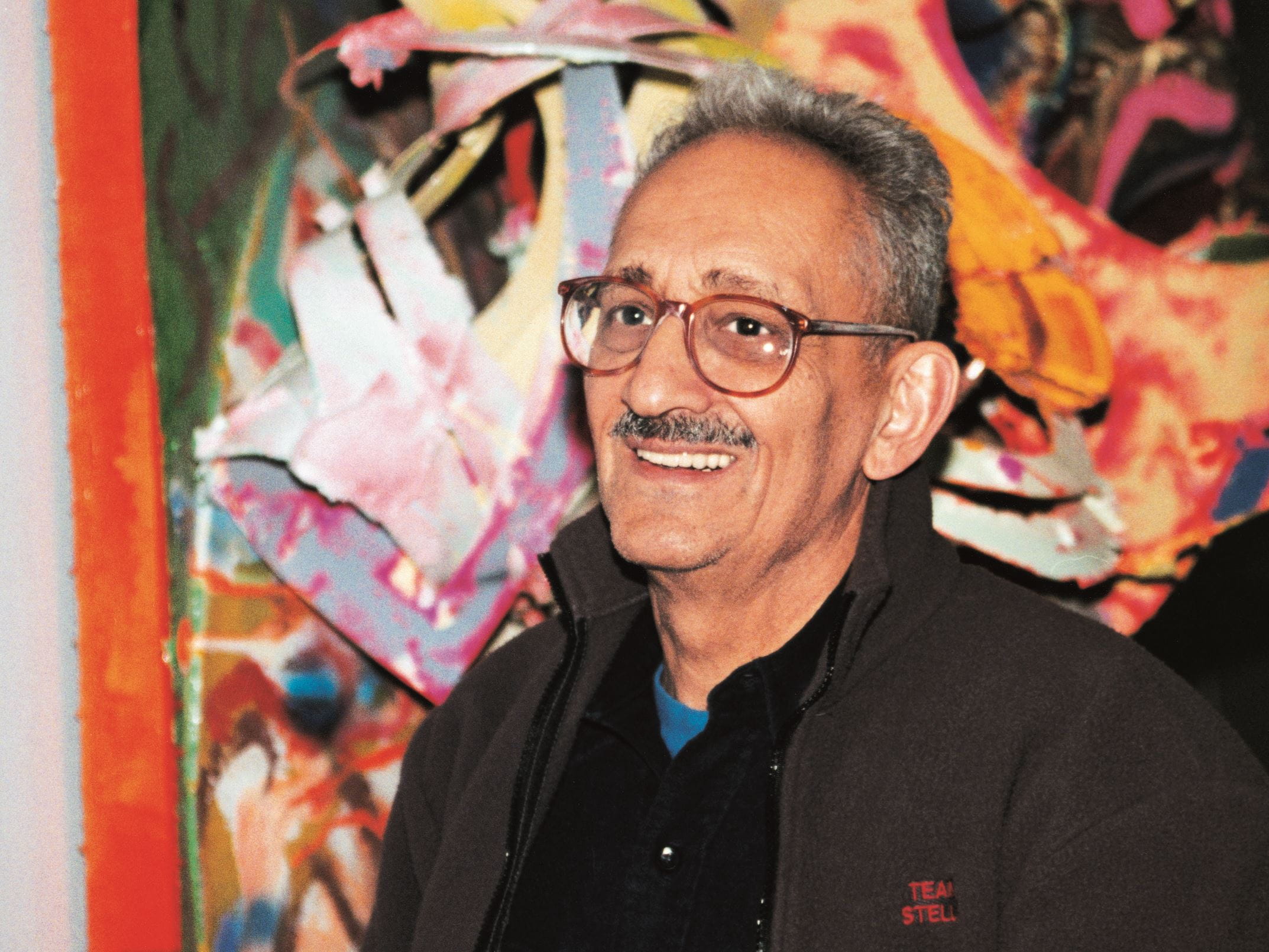 Frank Stella bei Ausstellung 2001